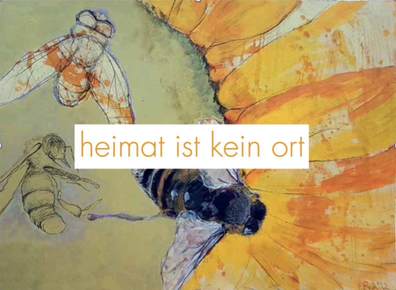 Bienen auf einer Blüte