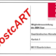 EInladung zur Ausstellung postcART - eine Postkarte