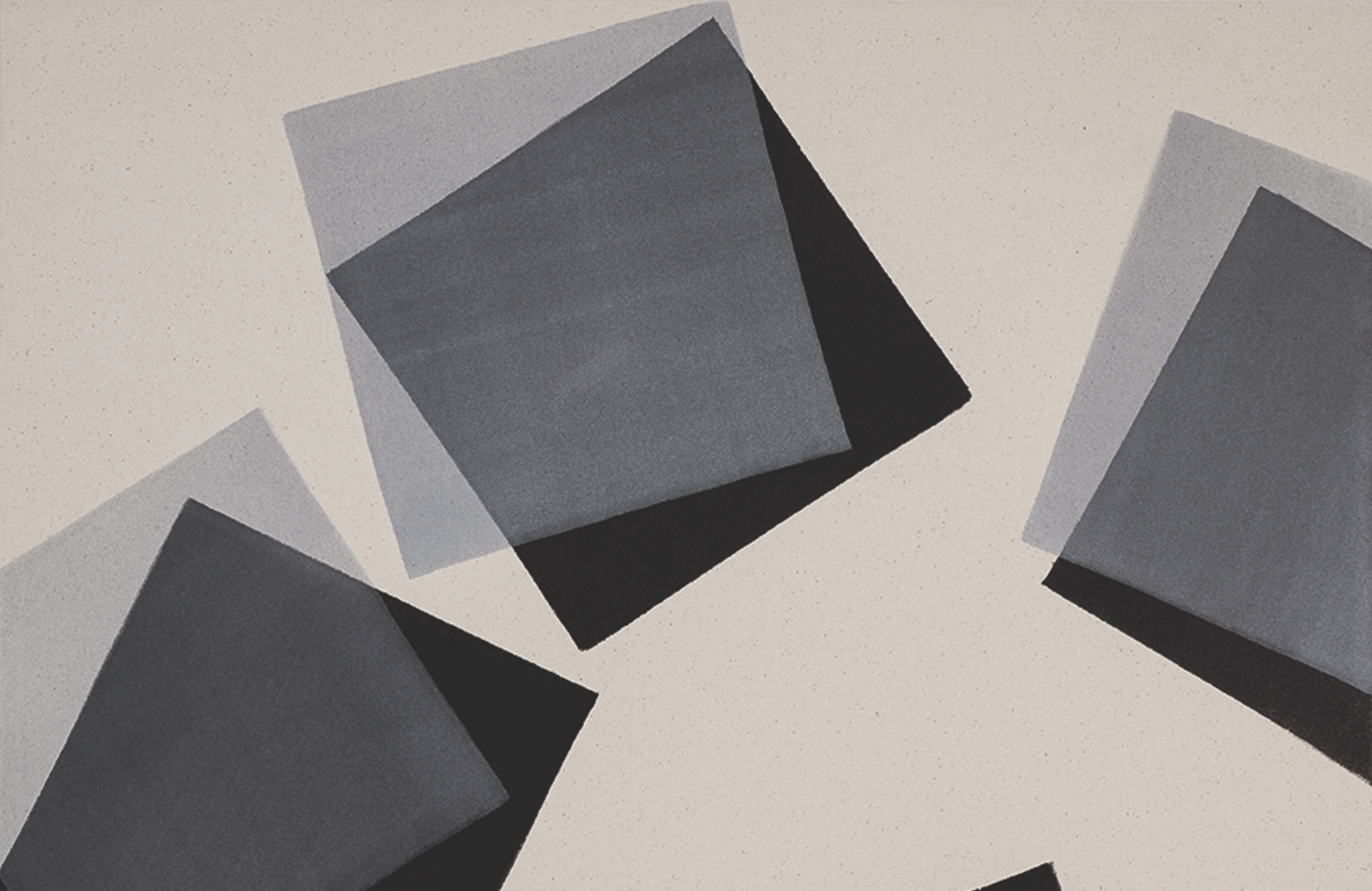 graue geometrische Formen