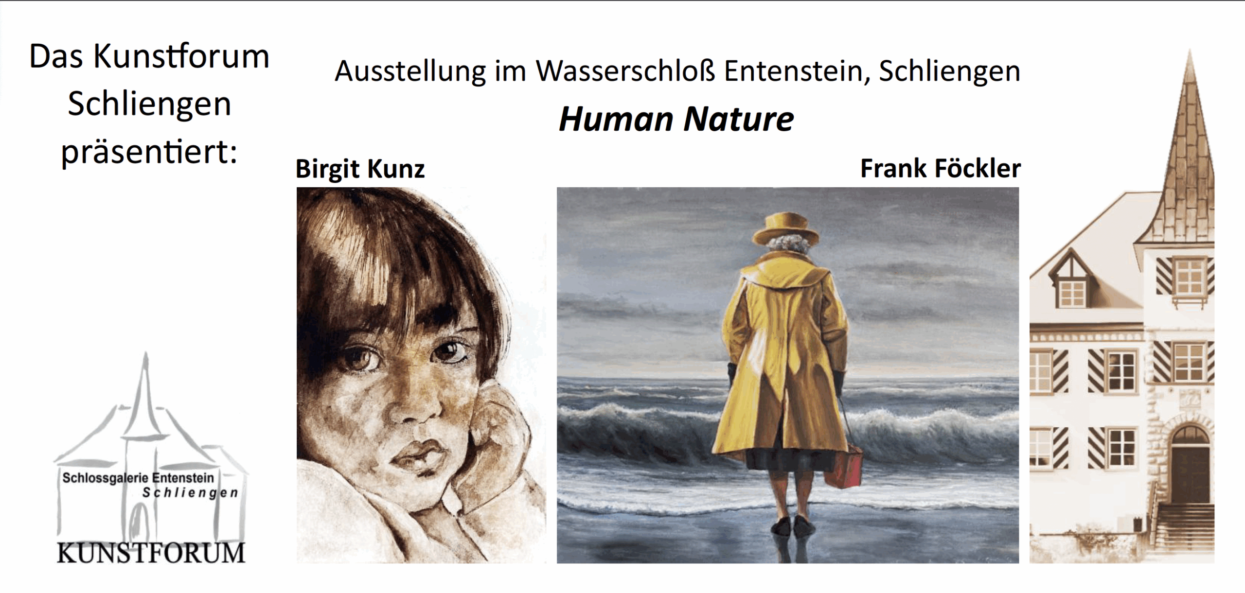 Einladung zur Ausstellung „Human Nature“ mit Birgit Kunz