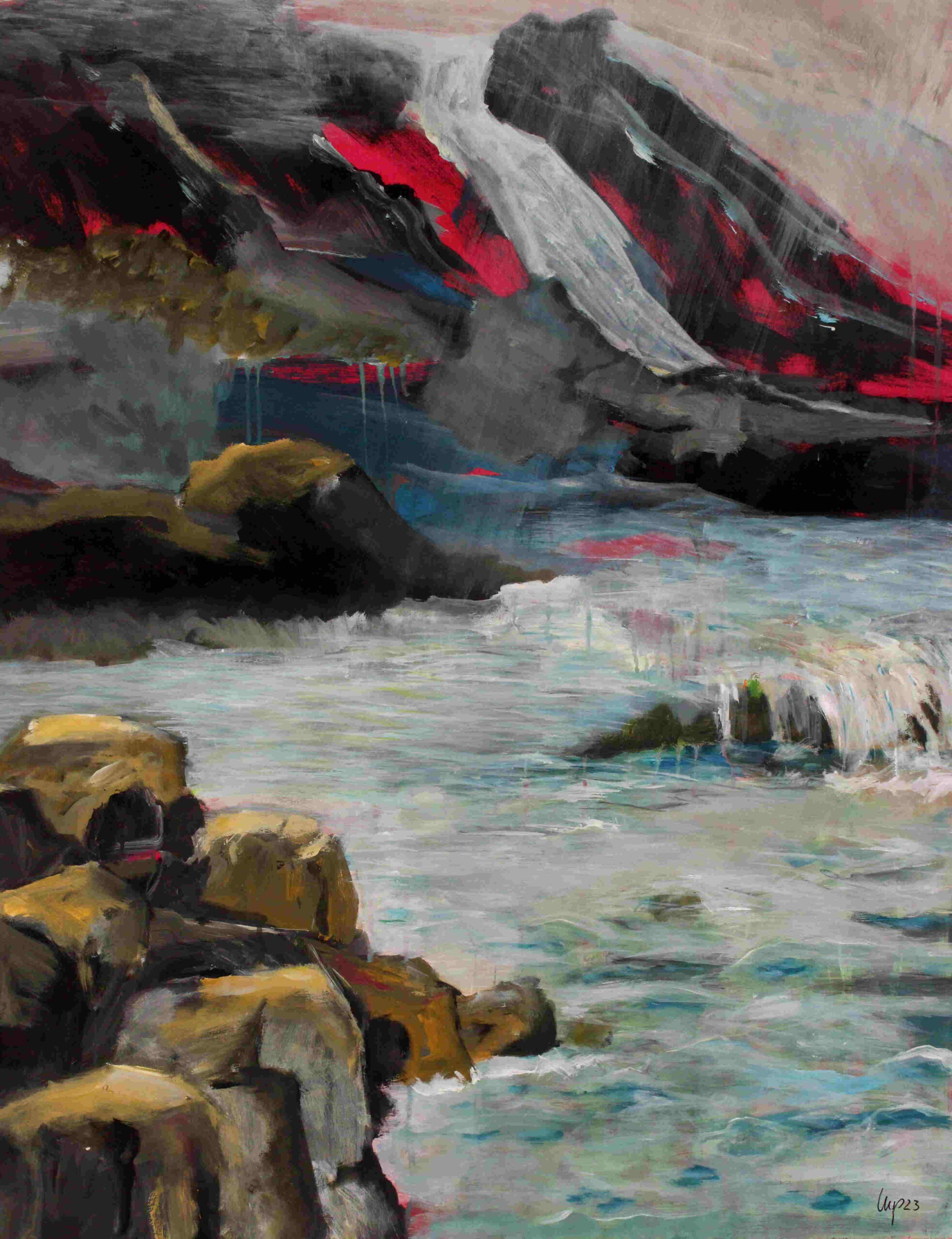 Einladung zur Ausstellung „northern landscape“ von Monika Maier-Speicher